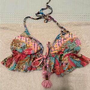 Maaji Tropical Print Bikini Top